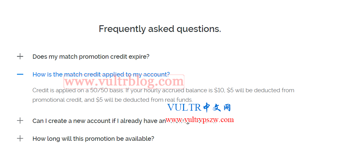 Vultr扣款顺序-Vultr是先扣赠送的美元（赠款）还是先扣自己充值的钱