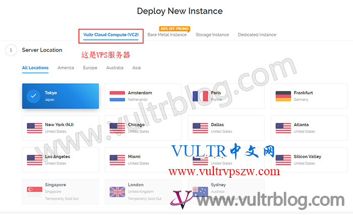Vultr 新用户注册购买图文指导教程